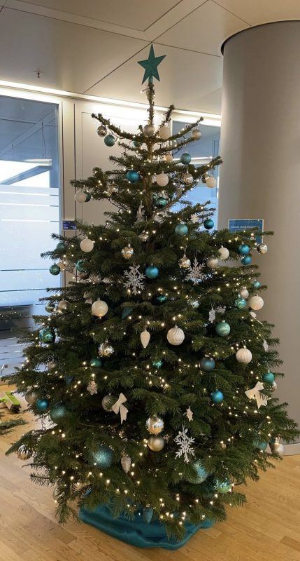 2,5m Türkis-Weiß-Silber